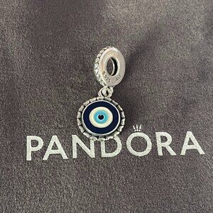 Pandora Evil Eye Silver Dangle Charm